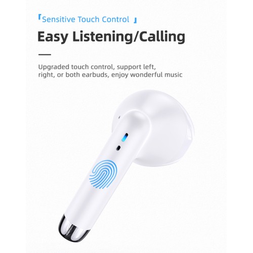 USAMS USAMS earphones IA04 με θήκη φόρτισης, True Wireless, Φ13mm, μαύρα