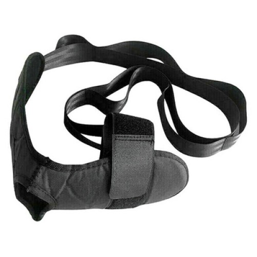 UNBRANDED Ελαστικός ιμάντας για ασκήσεις Pilates/Yoga GYM-0022, 110cm, μαύρος
