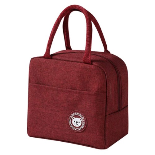 UNBRANDED Ισοθερμική τσάντα HUH-0012, 7L, αδιάβροχη, 23x13x21cm, κόκκινη