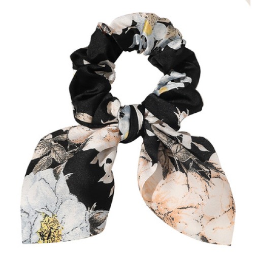 ROXXANI Λαστιχάκι μαλλιών με μικρό φιόγκο BTHU-0004, φλοράλ