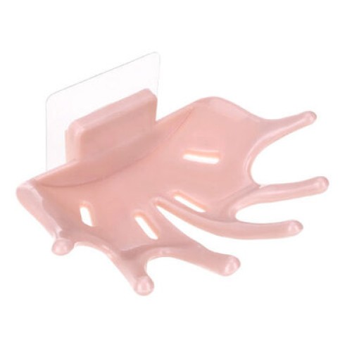 UNBRANDED Βάση σαπουνιού BTHU-0007, πλαστική, ροζ