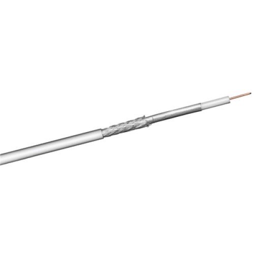 GOOBAY GOOBAY καλώδιο κεραίας 51510, 100dB, 75Ω, CCS, 25m, λευκό