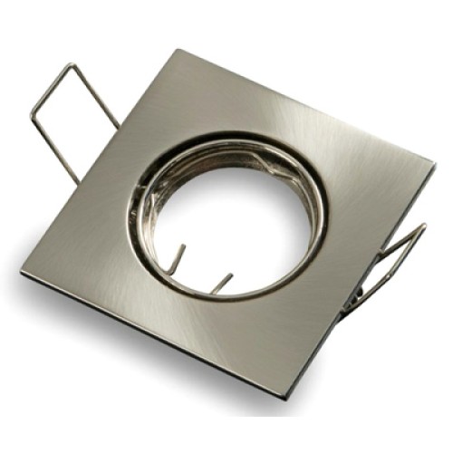 OPTONICA OPTONICA μεταλλικό πλαίσιο spot για MR16 5074, χωνευτό, 82x82x25mm, 2τμχ
