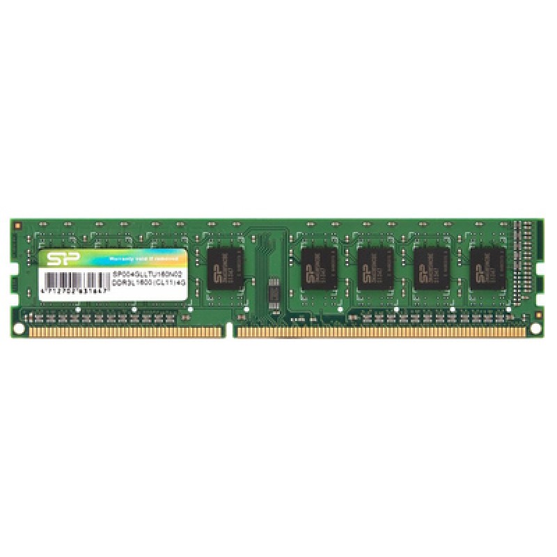 SILICON POWER SILICON POWER μνήμη DDR3L UDIMM SP004GLLTU160N02, 4GB, 1600MHz, CL11