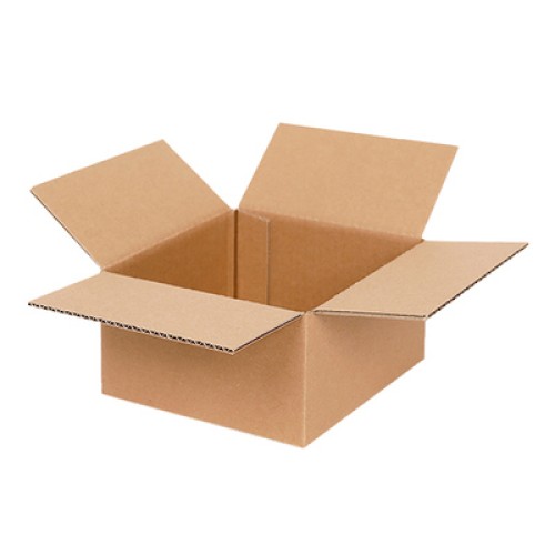 UNBRANDED Χαρτοκιβώτιο συσκευασίας AX1-0004 τρίφυλλο, 20.5x19.5x8.5cm, καφέ, 20τμχ