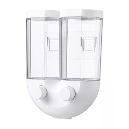 UNBRANDED Διανεμητής δημητριακών HUH-0049, με επιτοίχια βάση, 1300ml, λευκός