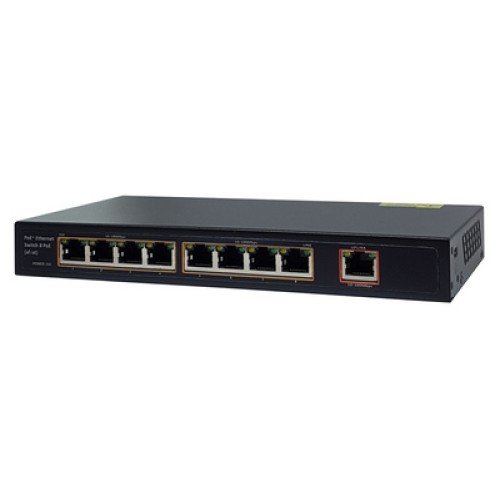 FOLKSAFE FOLKSAFE PoE Ethernet Switch FS-S1008EP-E, 8 Ports 10/100Mbps