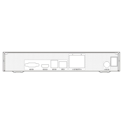 TVT TVT NVR καταγραφικό TD-3104B1-4P, H.265, 4 κανάλια PoE