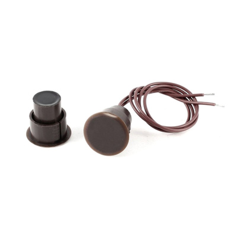 UNBRANDED Μαγνητική επαφή συναγερμού MC-36, 40mm, καφέ, 10τμχ