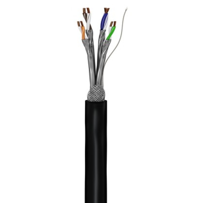 GOOBAY GOOBAY καλώδιο δικτύου 53867, CAT 7 S/FTP, Copper, 50m, μαύρο