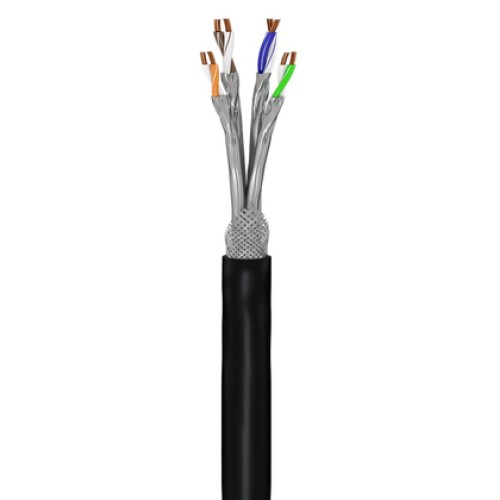 GOOBAY GOOBAY καλώδιο δικτύου 53867, CAT 7 S/FTP, Copper, 50m, μαύρο