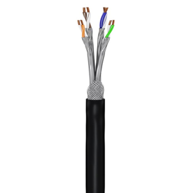 GOOBAY GOOBAY καλώδιο δικτύου 53867, CAT 7 S/FTP, Copper, 50m, μαύρο