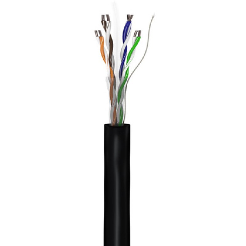 GOOBAY GOOBAY καλώδιο δικτύου 57293, CAT 6 U/UTP, CCA, έως 50m, 100m, μαύρο