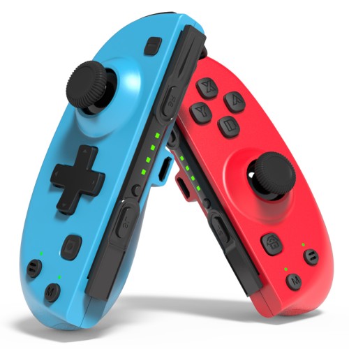 Roar ROAR ασύρματο JoyCon gamepad RR-0015 για Nintendo Switch, μπλε & κόκκινο