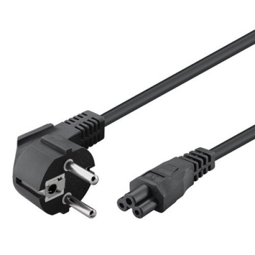 Powertech POWERTECH καλώδιο τροφοδοσίας CAB-P027, CCA, 3x 0.75mm, 1.5m, μαύρο