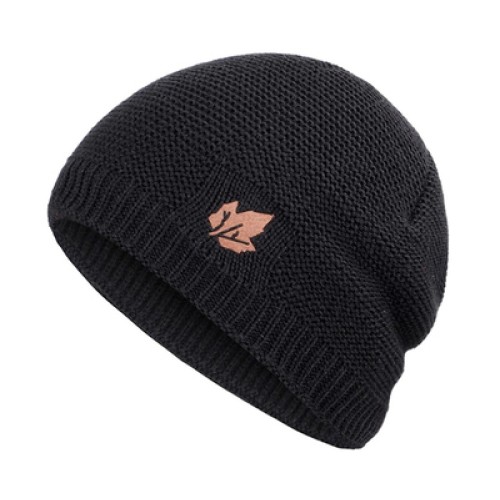 UNBRANDED Πλεκτός σκούφος beanie SHO-0004, unisex, μαύρος