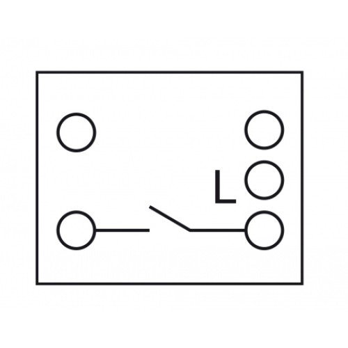 DELOCK DELOCK module διακόπτης Easy 45 81359, μονός, 1-pole, 1-way, λευκός