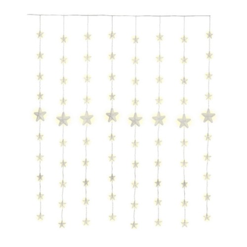 GOOBAY GOOBAY LED λαμπάκια κουρτίνα 57941, 3000K, 6.05m, IP44, 31V, 80 LED