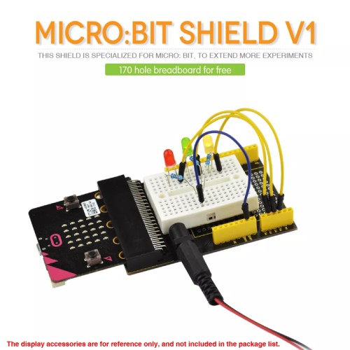 KEYESTUDIO KEYESTUDIO Micro:bit prototyping shield V1 KS0292, με small breadboard