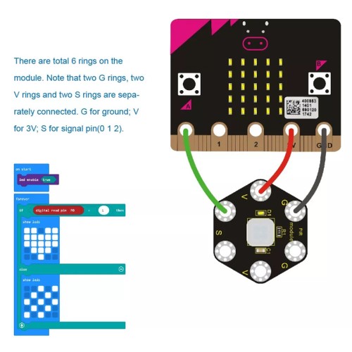 KEYESTUDIO KEYESTUDIO PIR motion sensor module KS0422 για Micro:bit