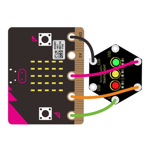 KEYESTUDIO KEYESTUDIO honeycomb traffic light module KS0480 για Micro:bit