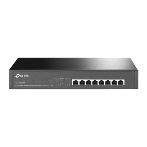 TP-Link TP-LINK desktop/rackmount switch TL-SG1008MP, 8-Port PoE+, Ver. 2.0