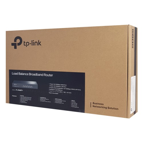 TP-Link TP-LINK load balance broadband router TL-R480T+, 5x Ethernet port, Ver 9