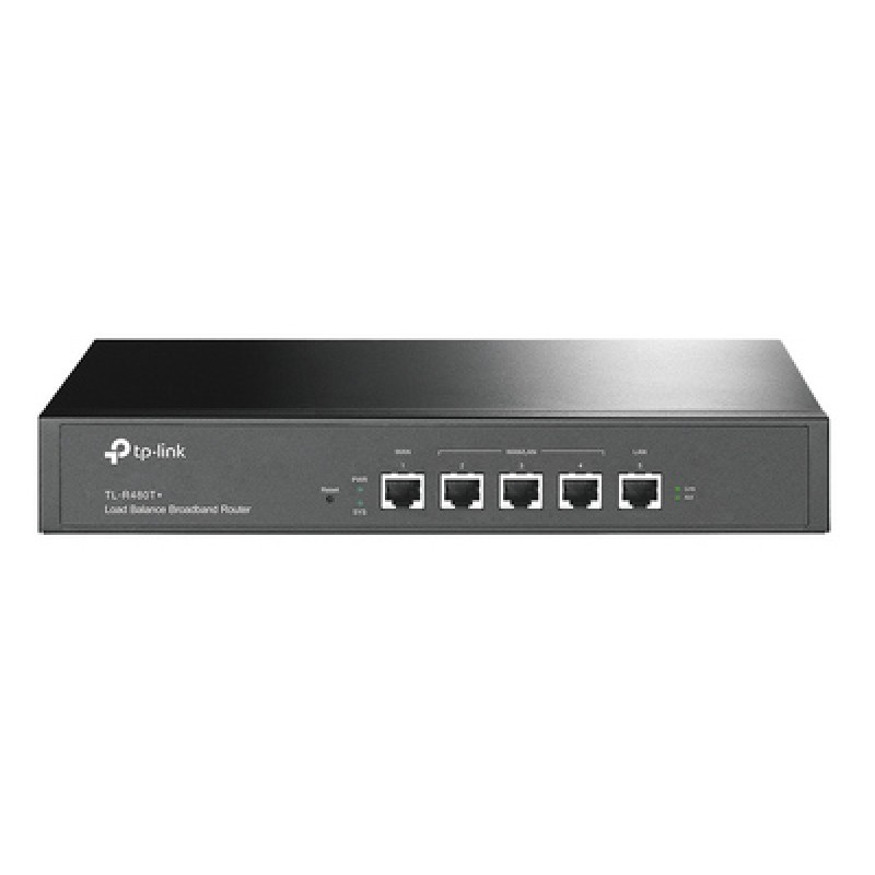 TP-Link TP-LINK load balance broadband router TL-R480T+, 5x Ethernet port, Ver 9