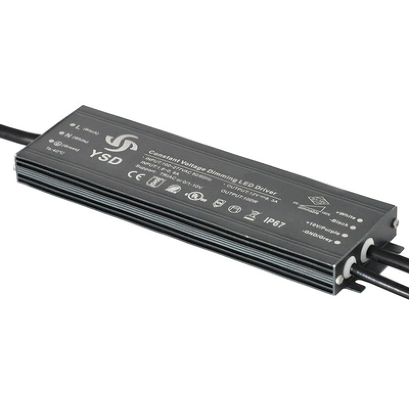 YSD YSD τροφοδοτικό DC 100WUGF-12, 12VDC, 100W, 8.3A, IP67, dimmable