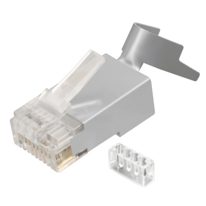 Powertech POWERTECH βύσμα RJ45 Cat 6a CAB-N286, copper, open type, 1.2mm, 10τμχ
