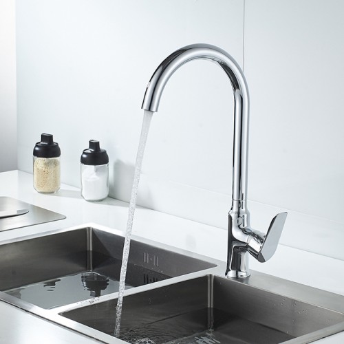 Bruno Μπαταρία Πάγκου Κουζίνας Αναμεικτική M54569-234C Ασημί