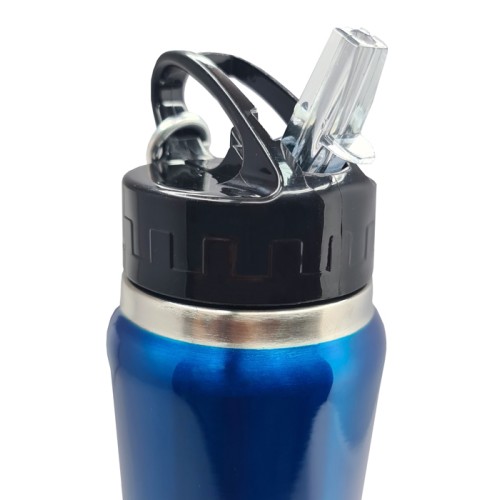 Bruno BRUNO θερμός BRN-0070, με καλαμάκι & γάντζο, anti-slip, 750ml, μπλε
