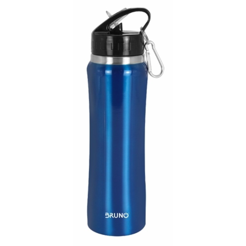 Bruno BRUNO θερμός BRN-0070, με καλαμάκι & γάντζο, anti-slip, 750ml, μπλε