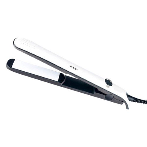 HTC HTC ισιωτική μαλλιών JK-6016, 200°, 35W, λευκή-μαύρη