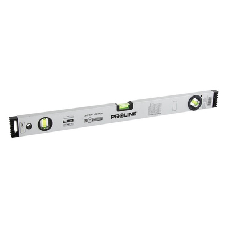 PROLINE PROLINE αλφάδι 15058 με 3 μάτια, αλουμινίου, μοιρογνωμόνιο, 80cm