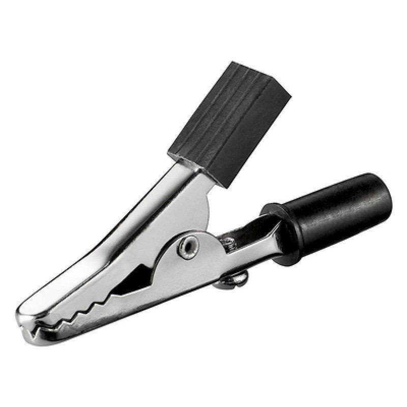 GOOBAY GOOBAY σετ κροκοδειλάκια 11414, 45mm, μαύρο, 10τμχ