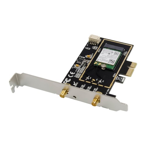 Powertech POWERTECH κάρτα επέκτασης PCIe ST718, AC7260 Dual-Band Wireless