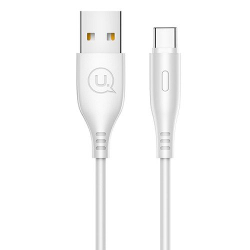 USAMS USAMS καλώδιο USB-C σε USB US-SJ267, 2A, 1m, λευκό