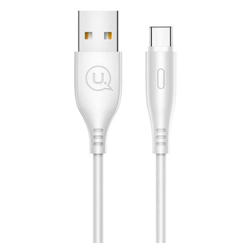 USAMS USAMS καλώδιο USB-C σε USB US-SJ267, 2A, 1m, λευκό