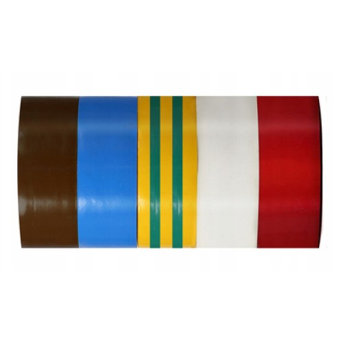 PROLINE PROLINE μονωτική ταινία 13161, 19mm, 10m, διάφορα χρώματα, 5τμχ