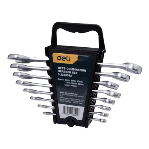 DELI DELI σετ γερμανοπολύγωνα κλειδιά DL130008A, 6-19mm, 8τμχ