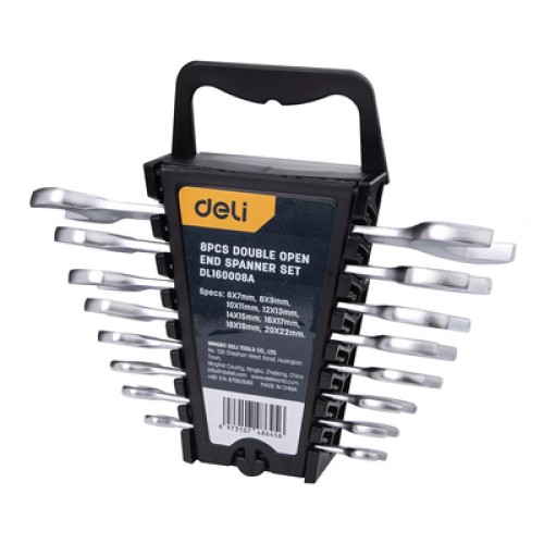 DELI DELI σετ γερμανικά κλειδιά DL160008A, 6x7-20x22mm, 8τμχ