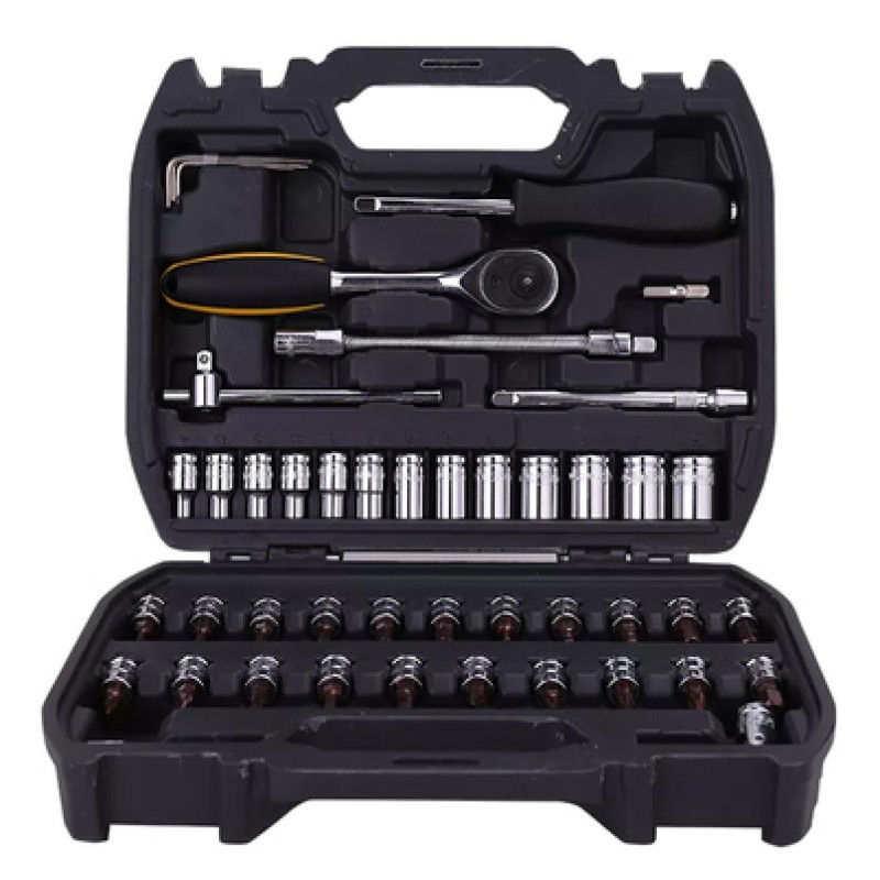 DELI DELI σετ εργαλείων DL1046, με θήκη, 1/4