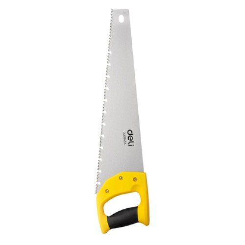 DELI DELI πριόνι ξύλου DL6845A με εργονομική λαβή, 450mm, κίτρινο