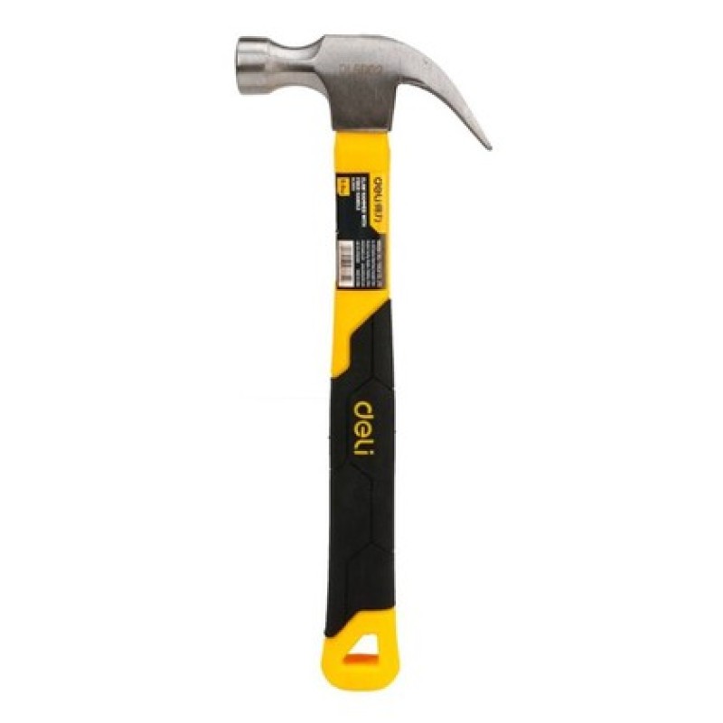 DELI DELI σφυρί προκοβγάλτης DL5002 με αντιολισθητική Fiberglass λαβή, 500gr, 340mm