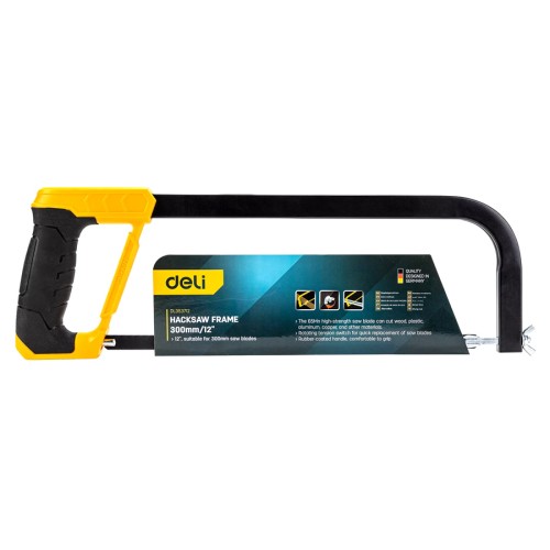 DELI DELI πριόνι σιδήρου DL353712 με εργονομική λαβή, 300mm