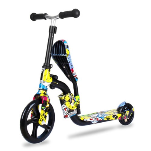 UNBRANDED Πατίνι 2 σε 1 HBC-008, πολυμορφικό, πολύχρωμο