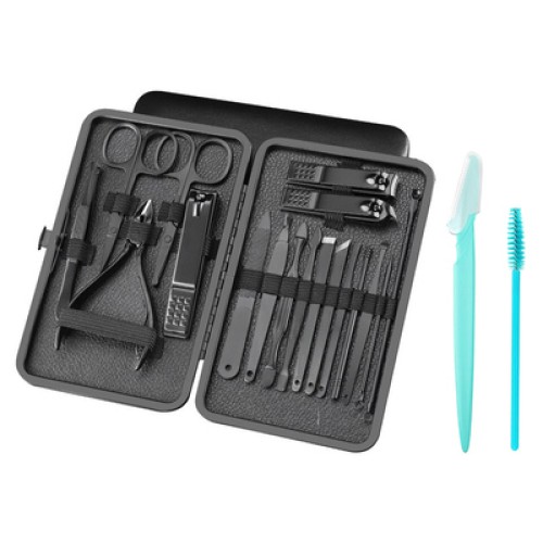 UNBRANDED Σετ περιποίησης νυχιών & προσώπου BTHU-0029, με θήκη, 20τμχ