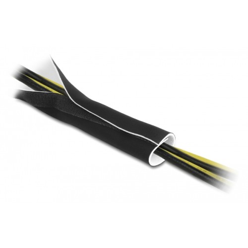 UNBRANDED Ταινία νεοπρενίου τύπου Velcro TIES-038, 13.5cm, 3m, μαύρη/λευκή