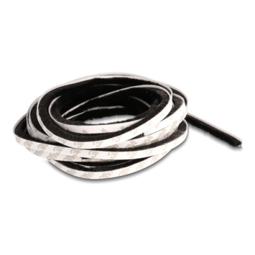 DELOCK DELOCK αυτοκόλλητη μονωτική ταινία 66893 για παράθυρα, 8mm, 5m, μαύρη